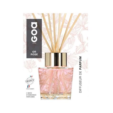 Diffuseur De Parfum Goa Goatier Ml Intemporel Verre Rose