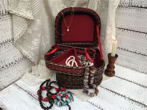 Плетеная шкатулка для украшений Плетение Татьяны Ельской | Picnic ...