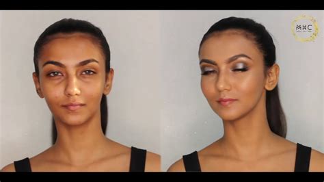 Soft Smokey Eyes And Nude Glossy Lips YouTube