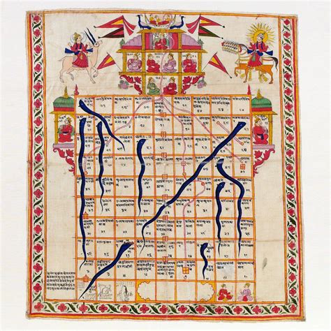 Snakes And Ladders Online Snakes And Ladders India Late 19th