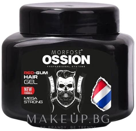 Morfose Ossion Premium Barber Line Red Gum Hair Gel Mega Strong