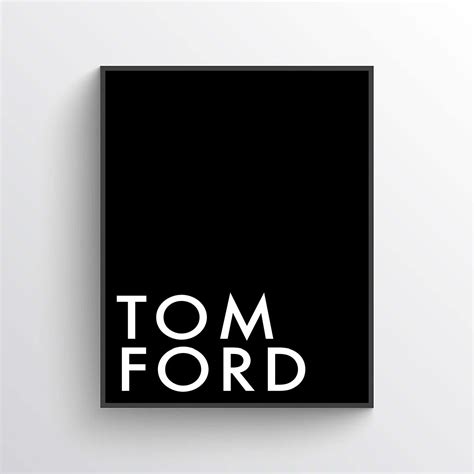 Tom Ford Print Fashion Wall Art Tom Ford Printable Tom Ford Fashion