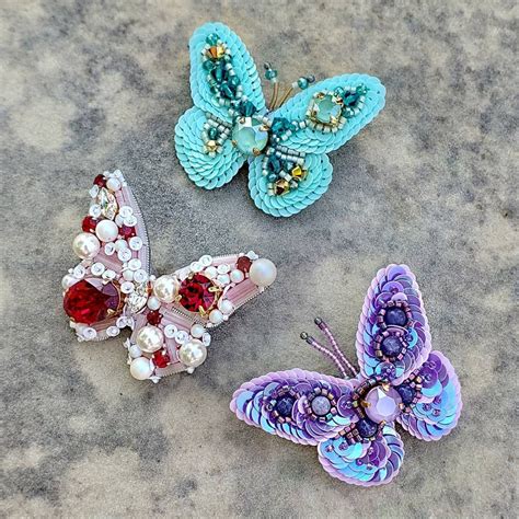 💎 БРОШИ АВТОРСКАЯ ВЫШИВКА on Instagram: “Символизм:🦋 БАБОЧКА 🦋 ...