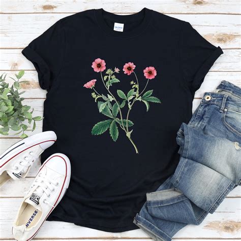 Wilde Blumen Shirt Wildflower T Shirt Floral T Shirt Etsy