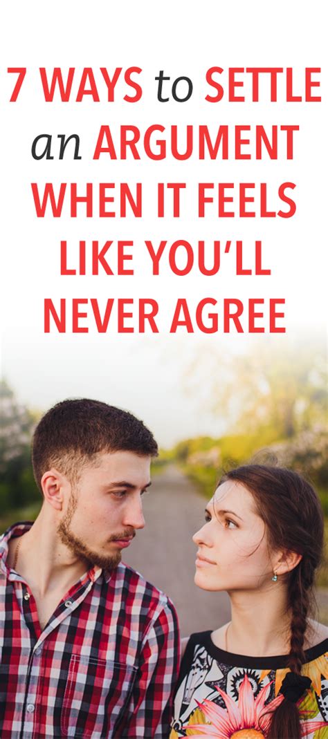 7 Ways To Settle An Argument When It Feels Like Youll Never Agree