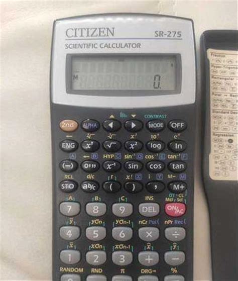 Калькулятор научный Citizen SR-275 | Festima.Ru - Мониторинг объявлений