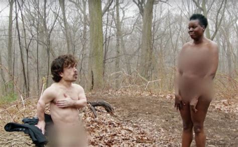 Peter Dinklage Leslie Jones Get Naked For SNL Take On Naked Afraid