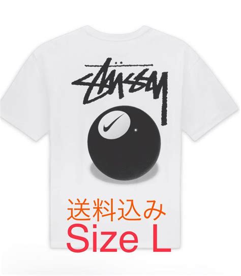 Yahoo Stussy Nike Ss Ball T Shirt White Large