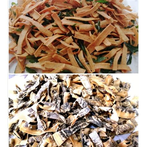 Homemade ①咖哩叶炸蟹柳 Crispy Crab Stick ②紫菜薄餅 Popia Seaweed 采用刀标油烘炸，健康