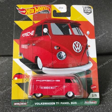 Jual Hot Wheels Deutschland Design Volkswagen T Panel Bus Merah Kota Surakarta Bosse Toys
