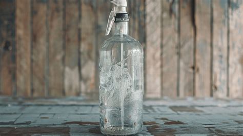 Vintage Glass Water Spray Bottle Background Vintage Retro Sprayer