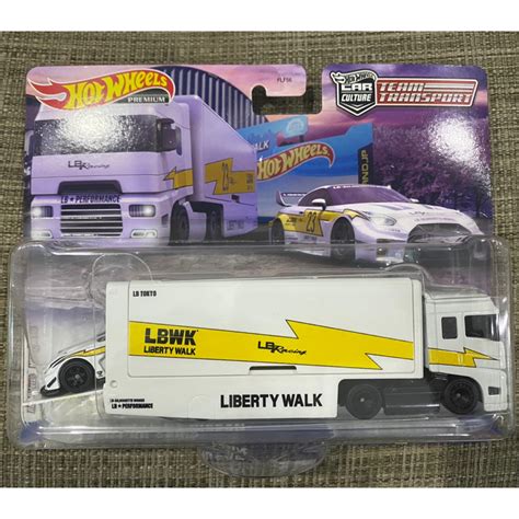 Hot Wheels Team Transport Lbwk R Liberty Walk Lb Silhouette Gt Nissan Gt Rr Ver Flipsider