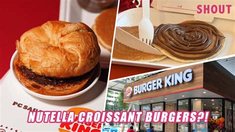 Burger King Launches New Nutella Croissant Burgers Pancakes For A