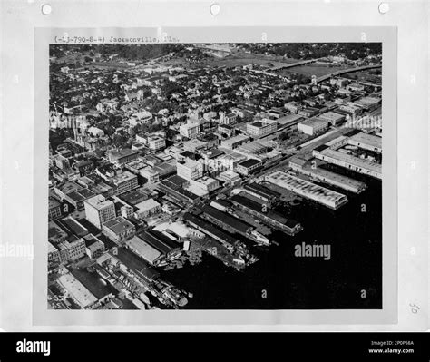 Florida Jacksonville Aerial Photograph Stock Photo Alamy