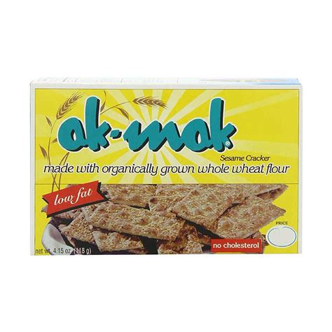 Ak Mak Whole Wheat Sesame Crackers 415 Oz