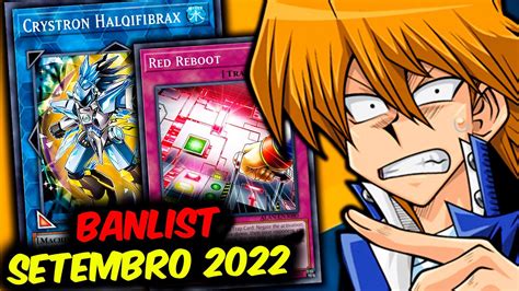 DecepÇÃo Yu Gi Oh Banlist Setembro 2022 Youtube