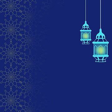 Blue Lantern Ornament Islamic Ramadan Lantern Blue Islamic Muslim