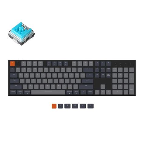Keychron K Ultra Slim Full Size White Backlight Optical Hot Swappable Wireless Mechanical