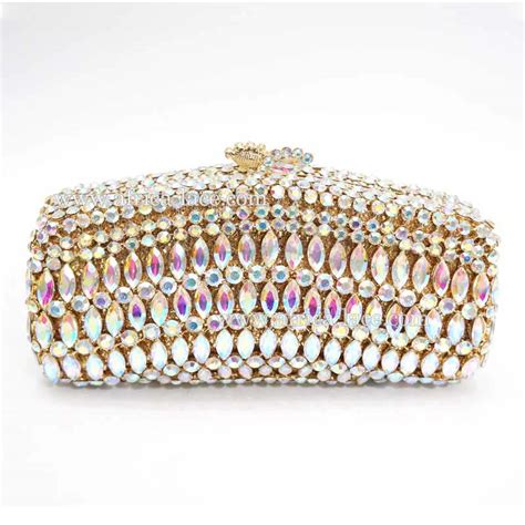 fashion crystal clutches evening bags women party purse luxury clutch