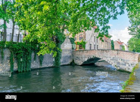 The Beautiful Medieval Town Of Bruge In Belgium Stock Photo Alamy