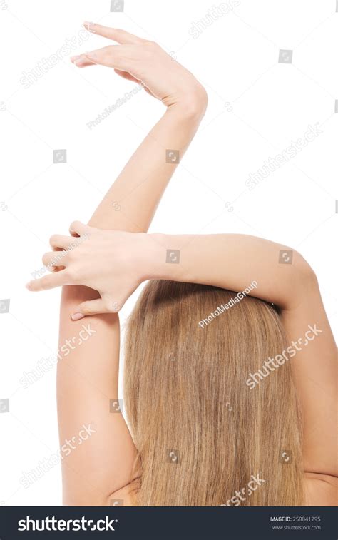 Back View Nude Woman Holding Arms库存照片258841295 Shutterstock