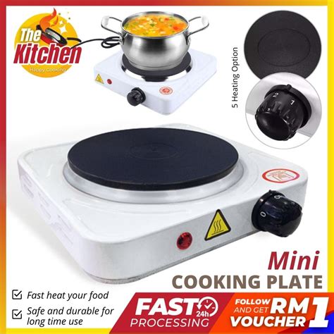 New Multifunction Hot Plate Electric Cooking Mini Lightweight Portable Stove Outdoor V Random