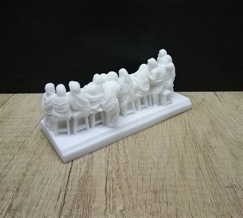 The Last Supper Handmade Marble Sculpture 7cm 275inh And Etsy