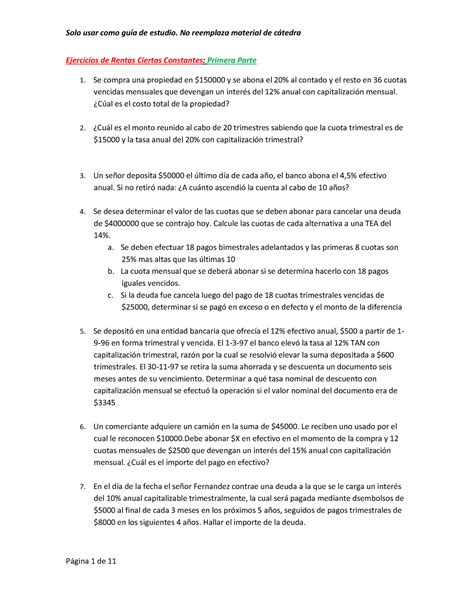 Ejercicios De Rentas Financieras Con Soluciones 5