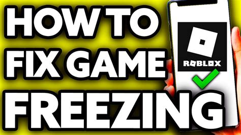 How To Fix Roblox Game Freezing Mobile Easy Youtube