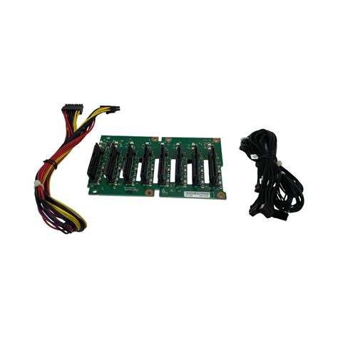 Used 69Y0650 FRU 8x 2 5 Inch Hot Swap SAS Hard Drive Backplane W Cables UBB Threads