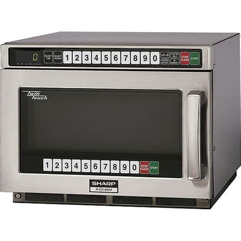 Sharp R Cd1800m Twintouch Commercial Microwave Oven Free Image Download