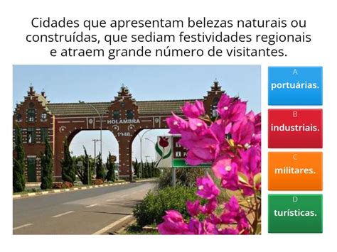 Funções Das Cidades 5 Ano