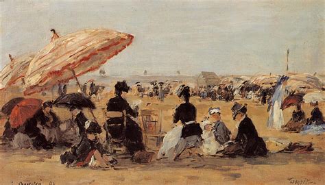 The Beach - Eugene Boudin - WikiArt.org - encyclopedia of visual arts