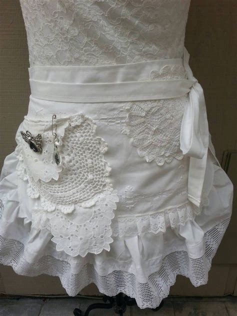 Womens Aprons Bridal Aprons Handmade White Aprons Etsy Bridal Apron