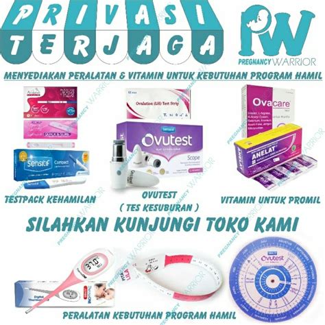 Jual Kebutuhan Program Hamil Testpack Test Pack Tespek Kehamilan