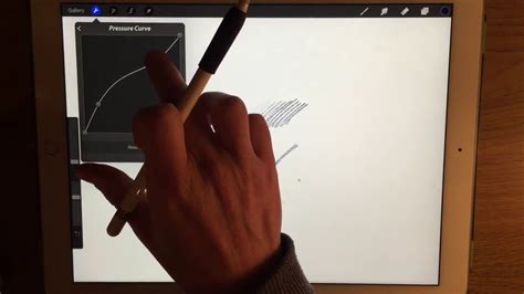 Procreate Tutorial Apple Pencil Pressure Curve And Sensitivity