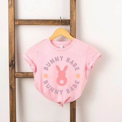 The Juniper Shop Bunny Babe Circle Youth Short Sleeve Tee L Pink Target