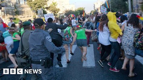 Jerusalem Gay Pride Six Stabbed By Ultra Orthodox Jew BBC News