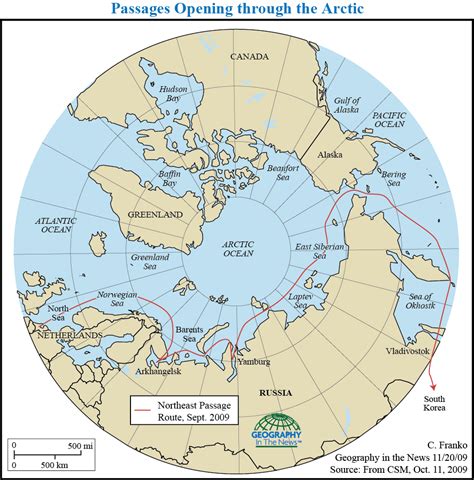 Geography in the News: The Arctic’s Northeast Passage – National ...