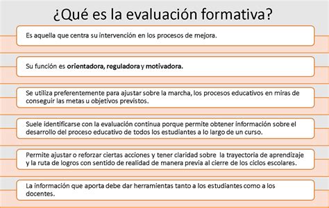 Evaluación Formativa Qué es y como aplicarlo Guía Docente