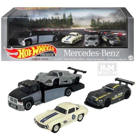 Machete Mercedes Set Masinute Hot Wheels Premium Emag Ro