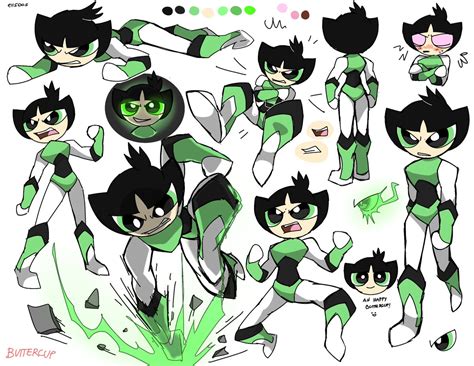 Elisoos On Twitter Buttercup Future Concept Art Powerpuffgirls