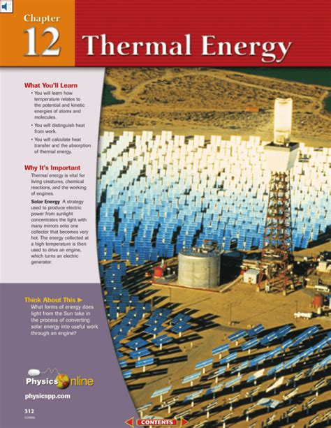 Chapter 12 Thermal Energy