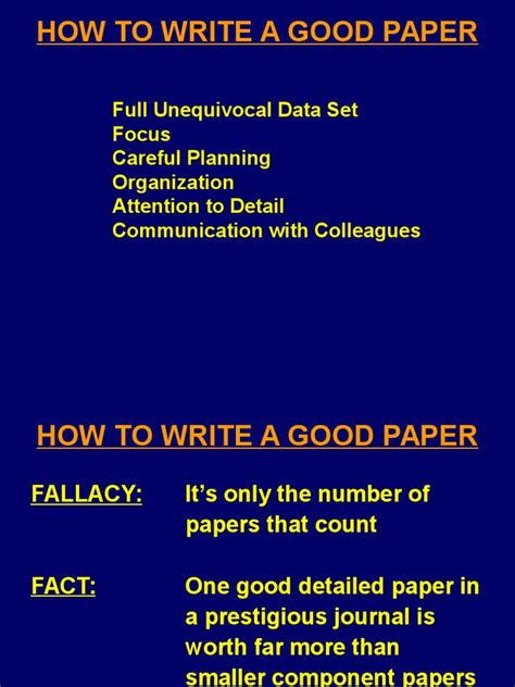 write  good paper  abstract summary cognition