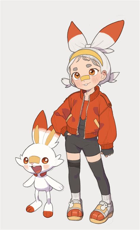 Scorbunny Pokemon Drawn By Opossumachine Danbooru