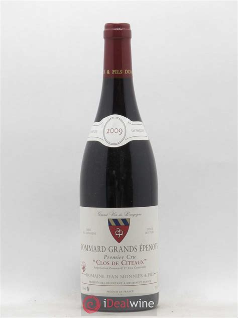 Acheter Pommard Er Cru Grands Epenots Le Clos De Citeaux Jean Monnier