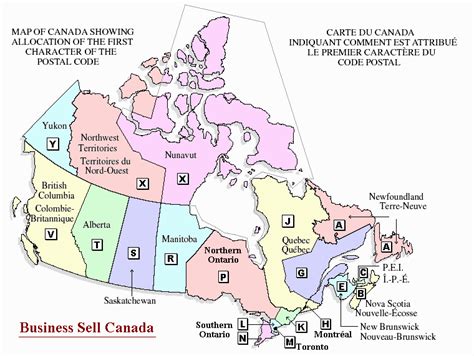Map Postal Codes Can Leone Ninette