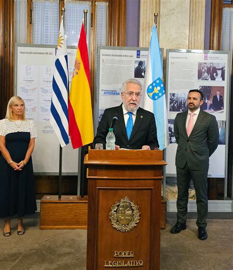 El presidente del Parlamento inauguró en Montevideo la exposición sobre