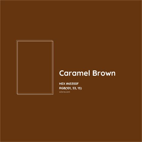 Caramel Brown Complementary Or Opposite Color Name And Code 65350F