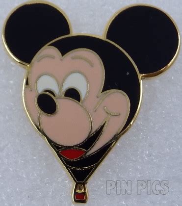 PP1264 WDW Mickey Mouse Hot Air Balloon 1 Earforce One Color PinPics